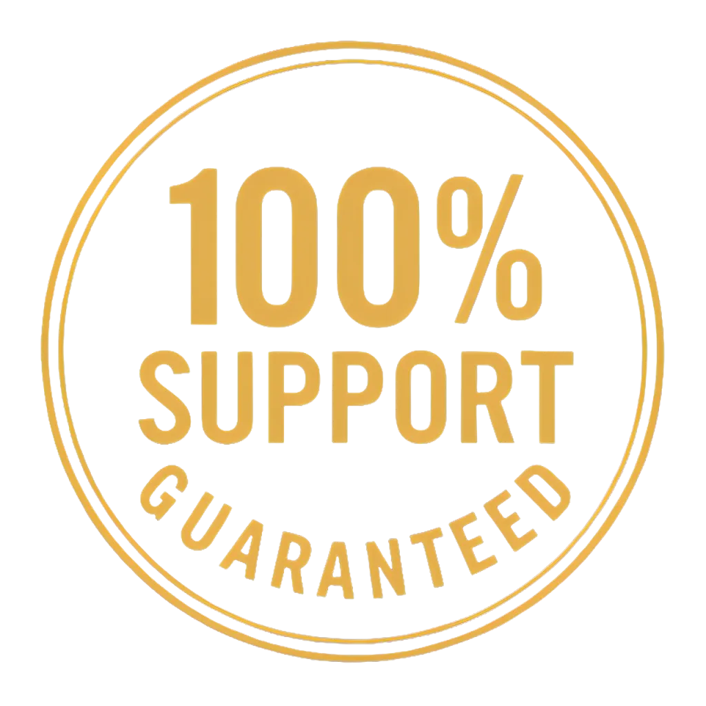 100% Money Back Guarantee Seal